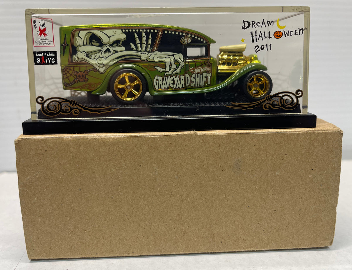 Hot Wheels Dream Halloween 2011 Blown Delivery Graveyard Shift