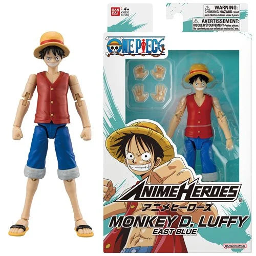 One Piece Anime Heroes Monkey D. Luffy East Blue Action Figure