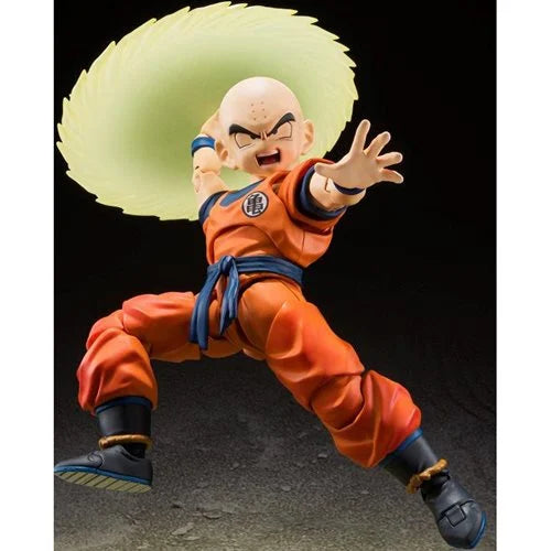Dragon Ball Z Krillin Earth's Strongest Man S.H.Figuarts Action Figure - Reissue