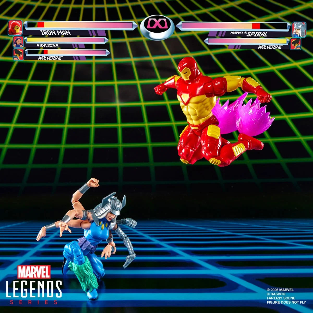 Marvel Legends Series Iron Man vs Spiral 6-Inch Action Figures