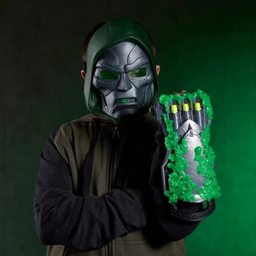 Avengers Doomsday Doctor Doom Doomglow NERF Foam Dart Blaster with Triad Technology