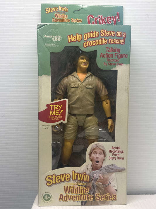 STEVE IRWIN Collectible Wildlife Adventure Series 2006 Talking Action Figure