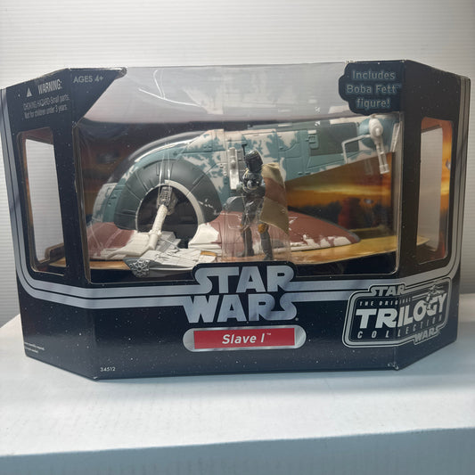 Slave 1 With Boba Fett - STAR WARS Original Trilogy Collection - NSIB - 2004