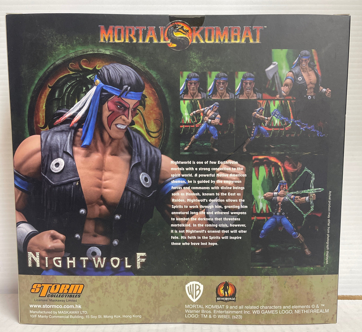 Mortal Kombat Nightwolf Storm Collectibles Action Figure