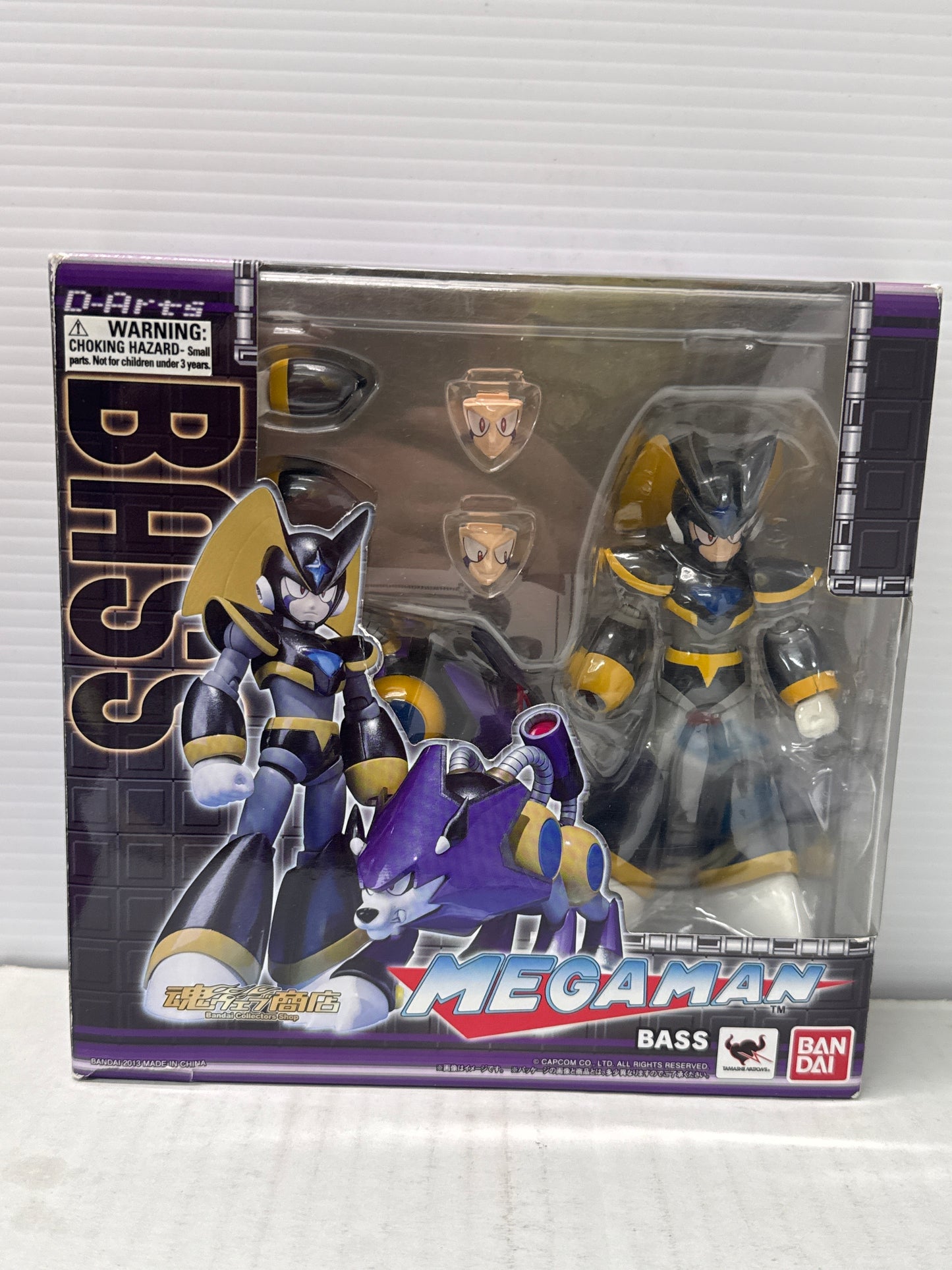 OPEN BOX COMPLETE - Bandai D-arts Megaman Bass Forte and Treble Action Figure