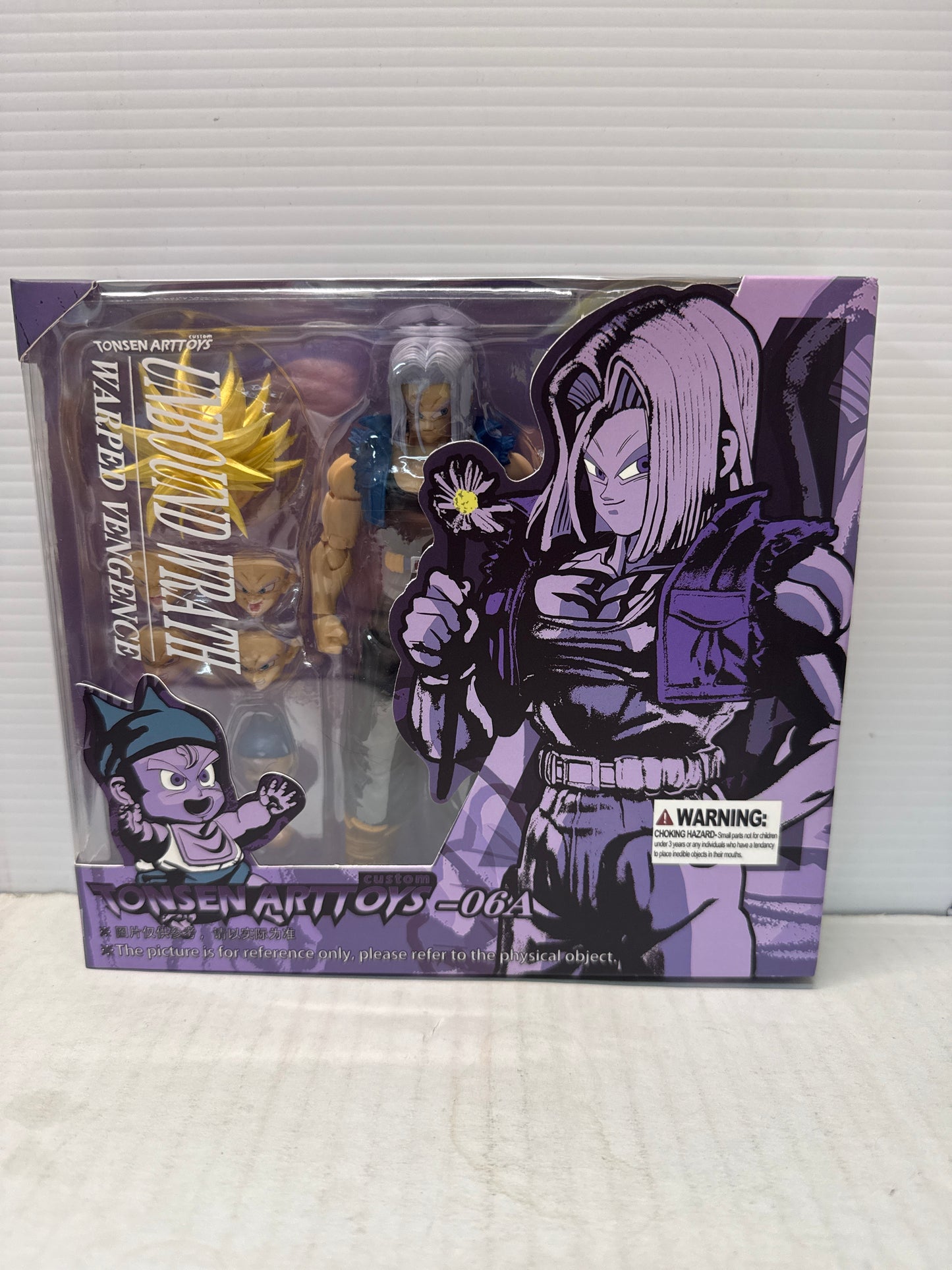 Warped Vengeance A Unbound Wrath 06A - Dragon Ball Z Trunks -Tonsen ARTTOYS - Open Box Complete