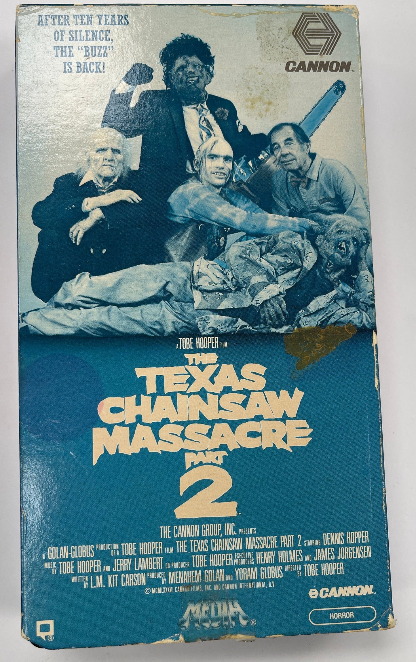 The Texas Chainsaw Massacre Part 2 (1986) VHS Cannon