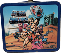 He-Man & The Masters Of The Universe Vintage Lunch Box 1984 w/Thermos
