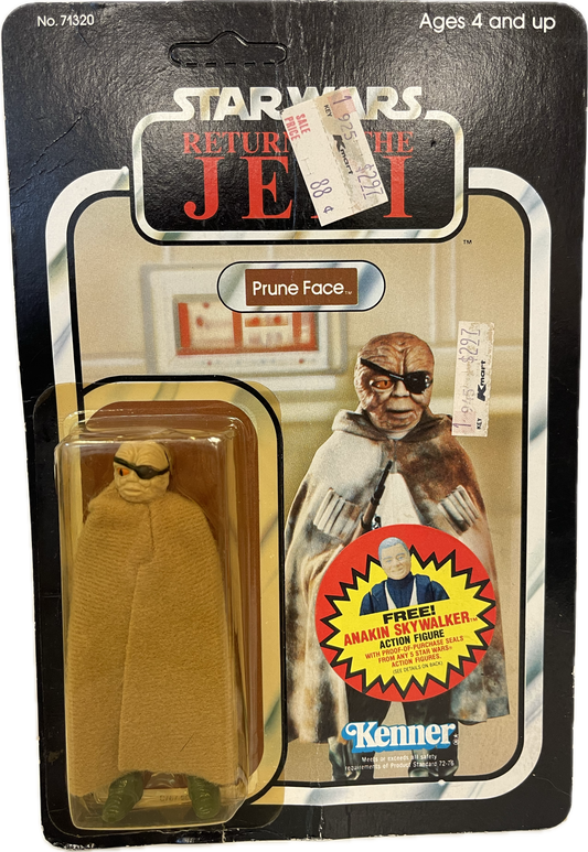 Star Wars Return Of The Jedi Prune Face 1984 Unpunched