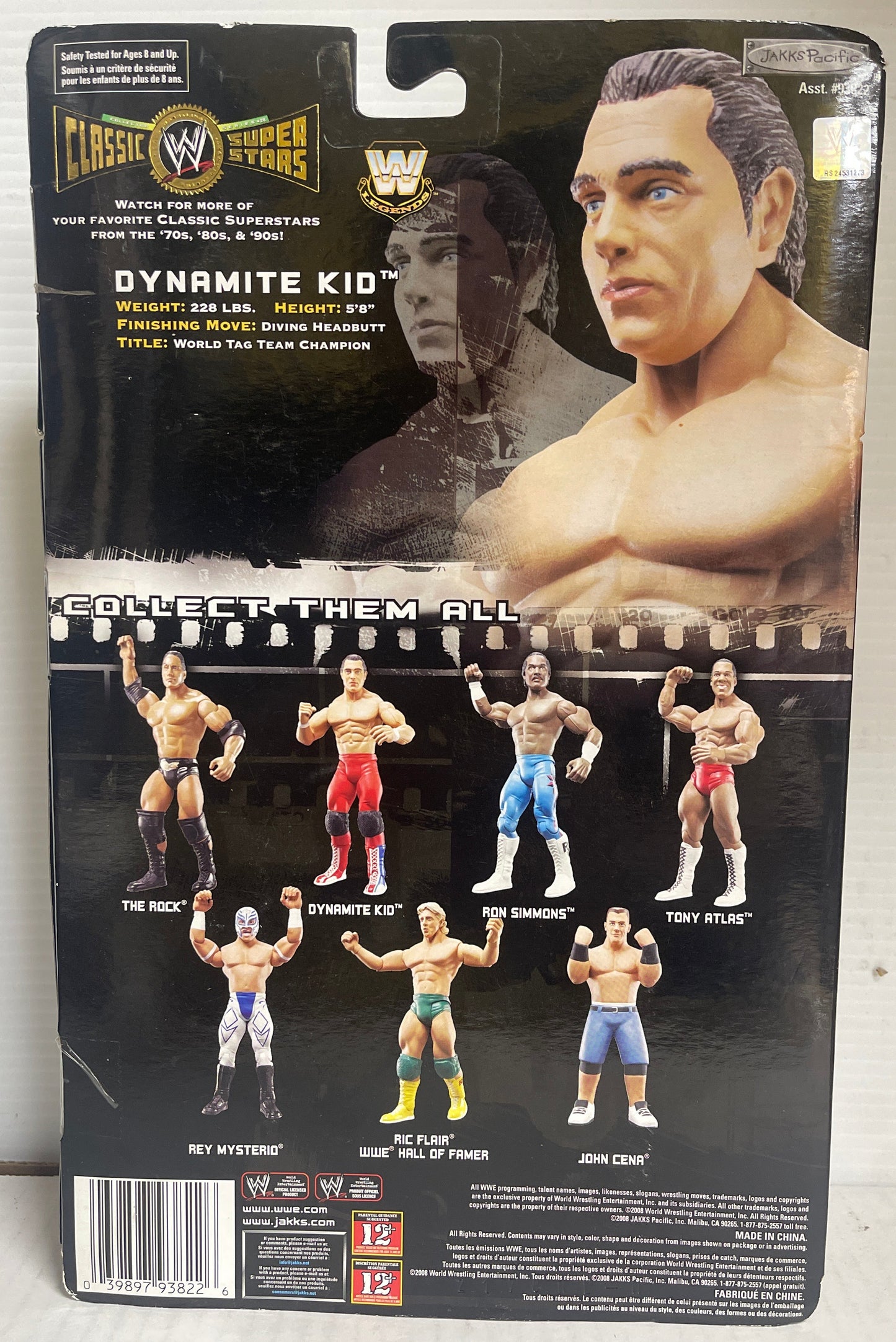 2008 WWE Classic Superstars Dynamite Kid Series 20 Action Figure