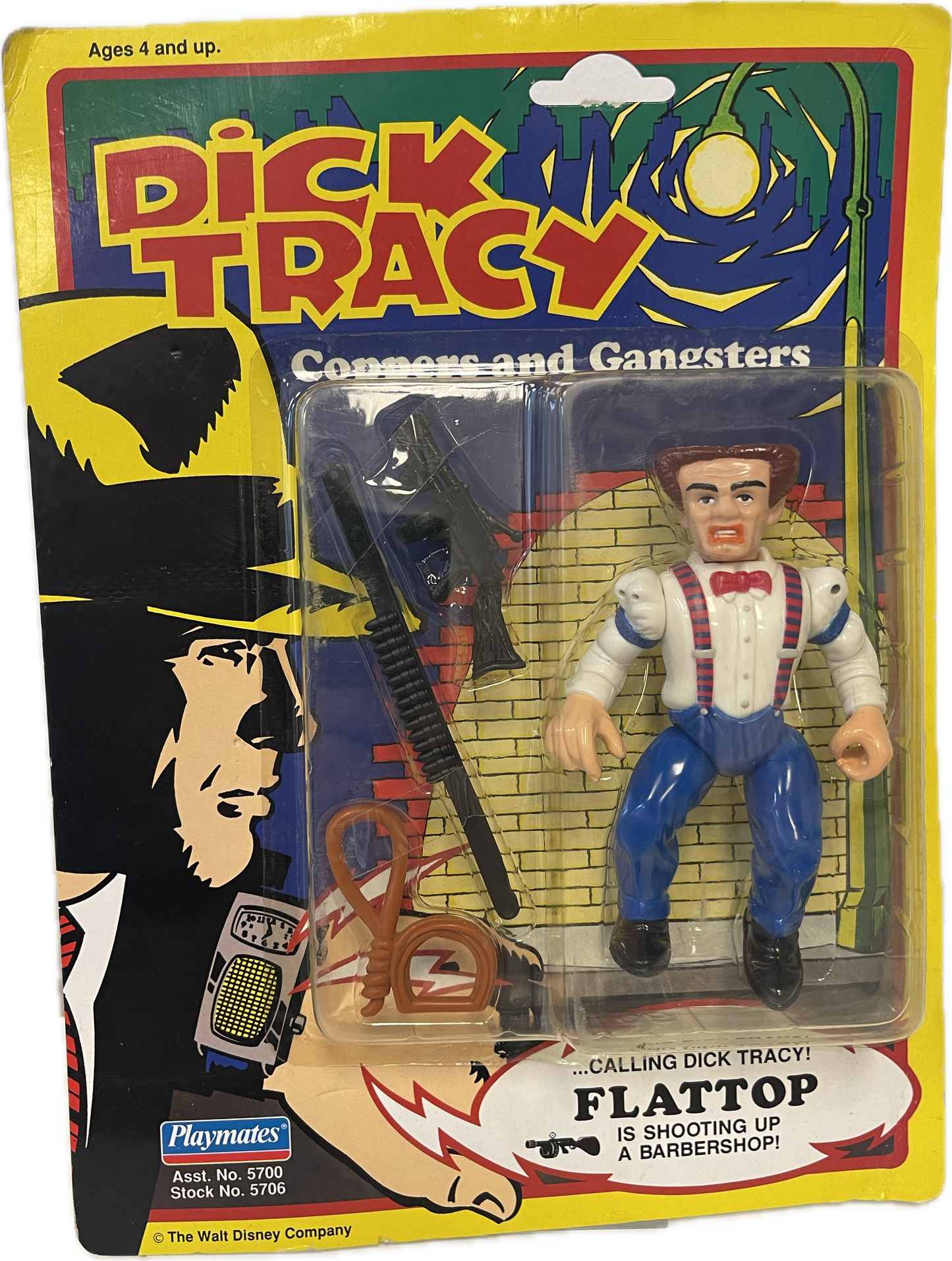 Dick Tracy Coppers and Gangsters Flattop 1990