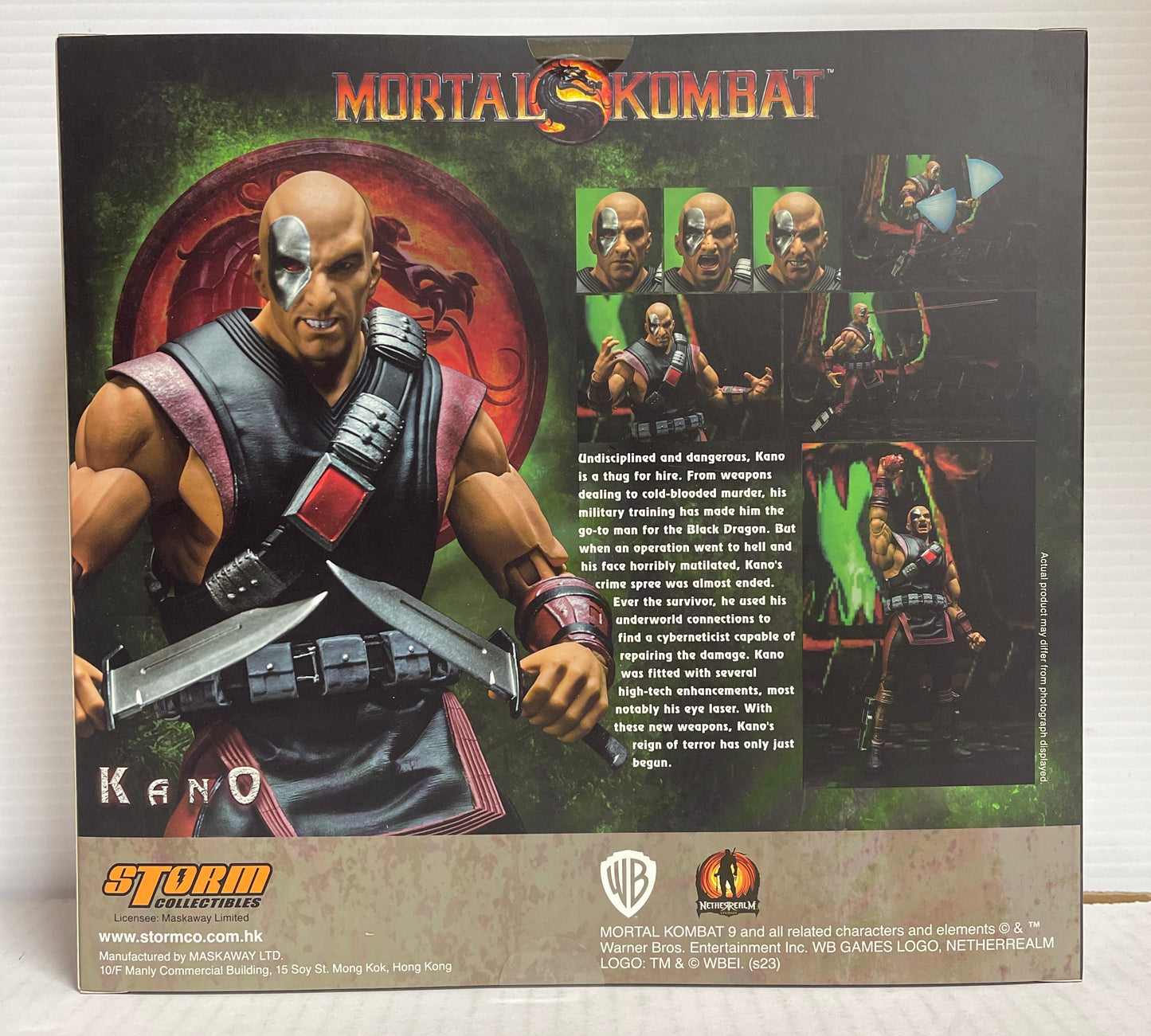 Storm Collectibles Mortal Kombat Kano 1/12th Scale Action Figure
