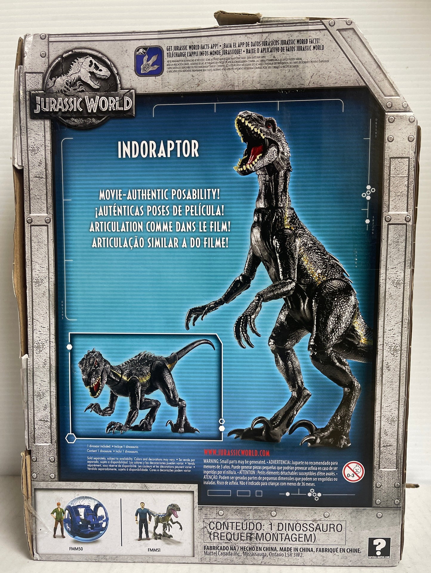 Jurassic World INDORAPTOR Super Posable Action Figure 2020