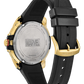 Citizen Men's Eco-Drive Marvel Avengers Watch, Gold Tone with Black Silicone Strap, 3-Hand Date, 44mm (Model: AW1155-03W)