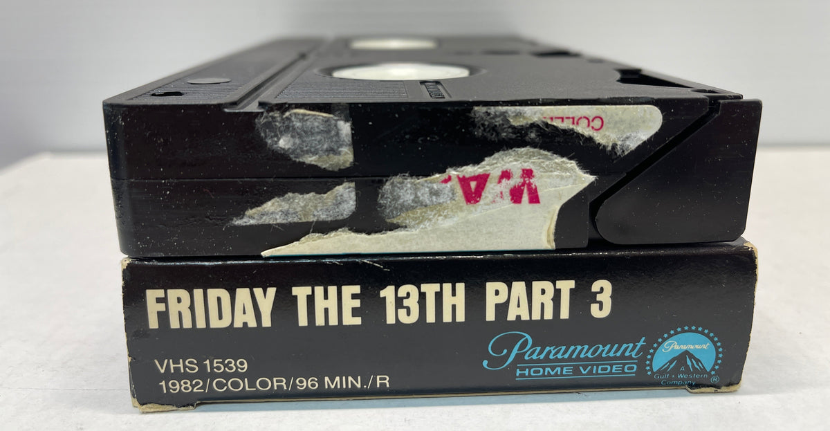 Friday The 13th Part III 1982 Paramount Home Video VHS