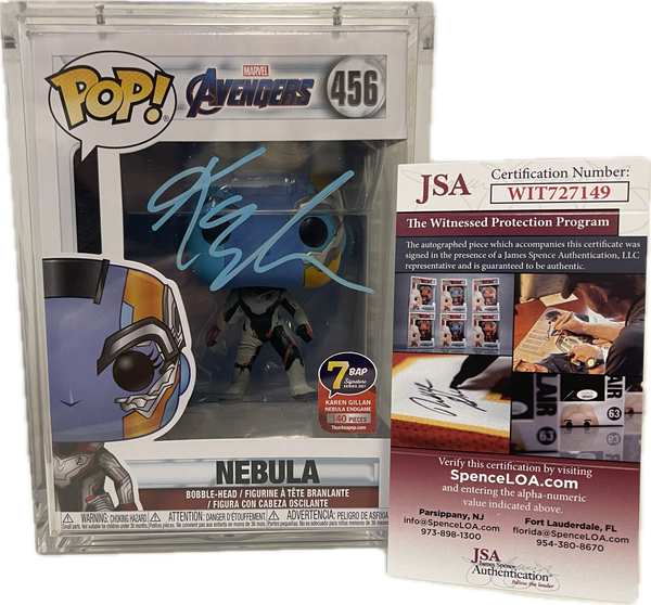 Pop 7BAP Signature Avengers Nebula 456 Signed by Karen Gillan with JSA Certification