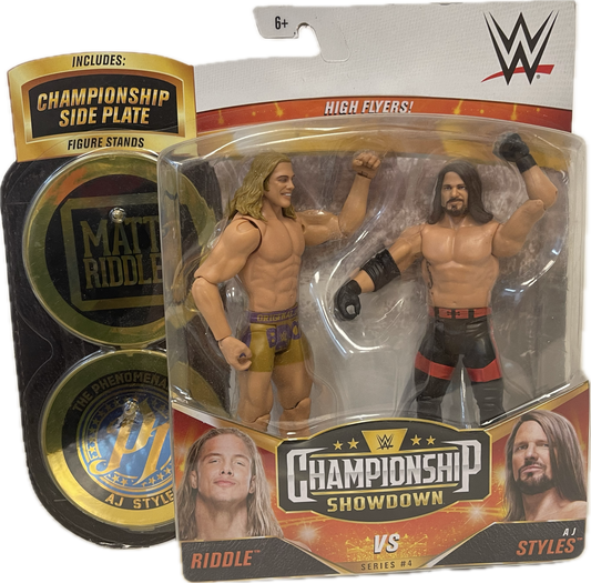 WWE Championship Showdown Matt Riddle vs AJ Styles