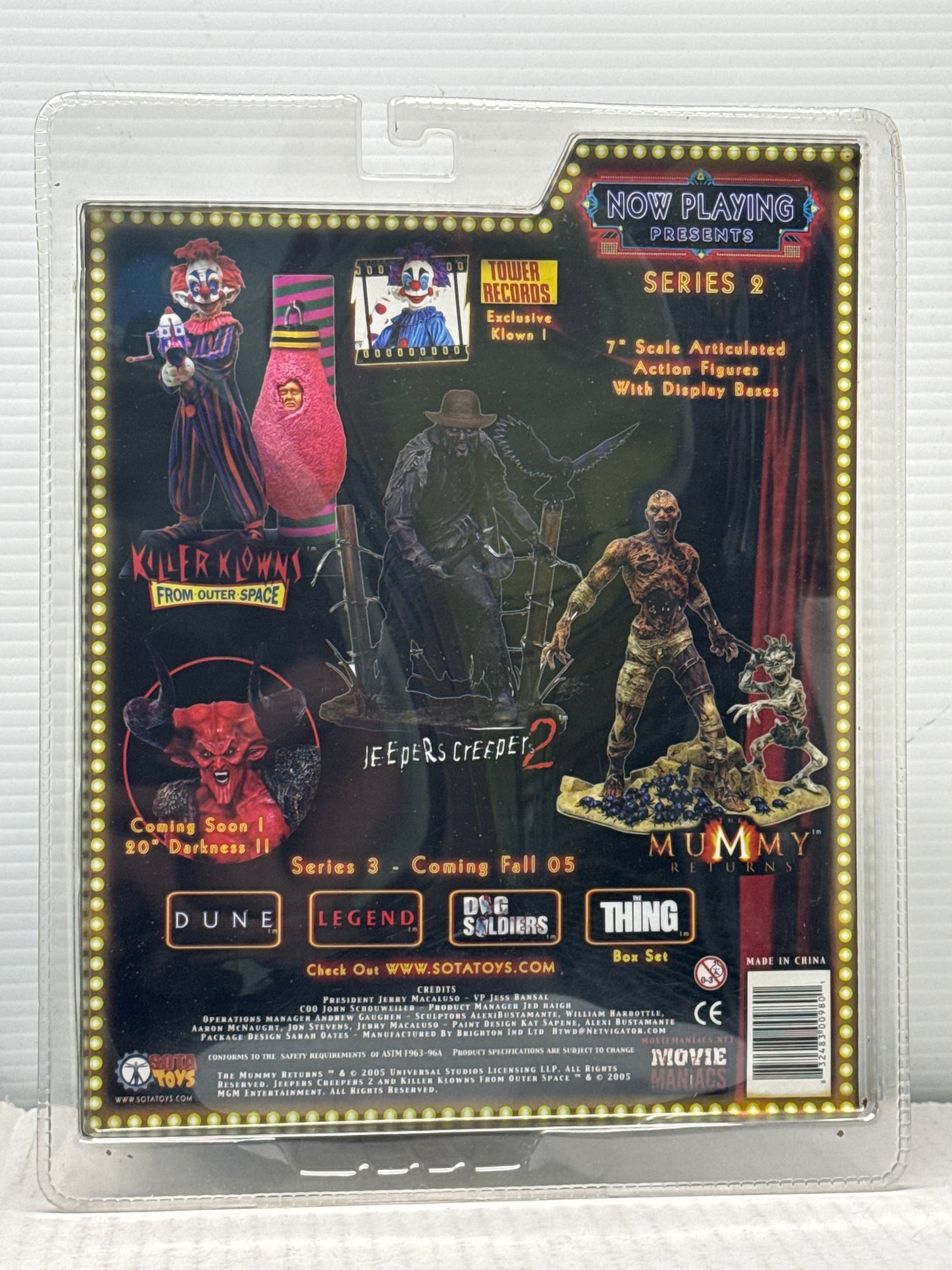 Mummy Returns Imhotep 2005 Now Playing Series 2