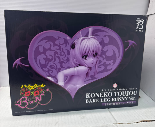FREEing Koneko Toujou Bare Leg Bunny Painted Figure 1/4 High School DxD - SEALED