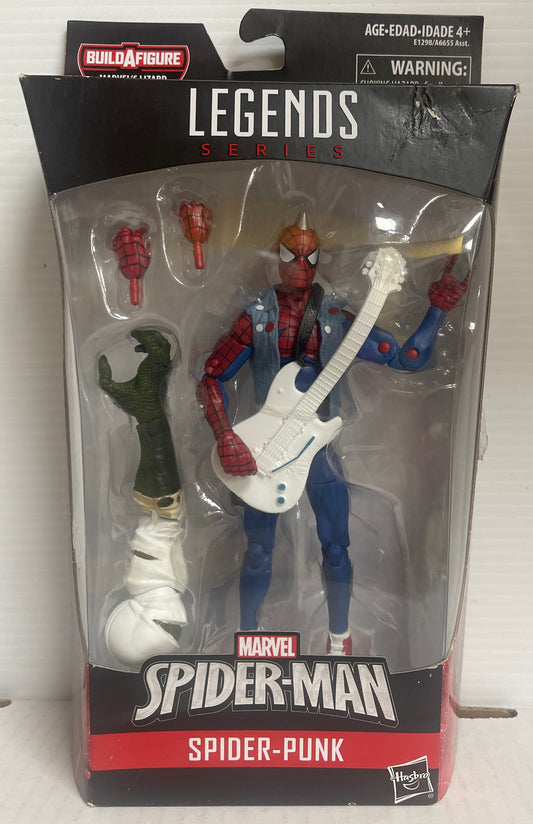 Marvel Legends Spider-Man Spider-Punk Lizard BAF