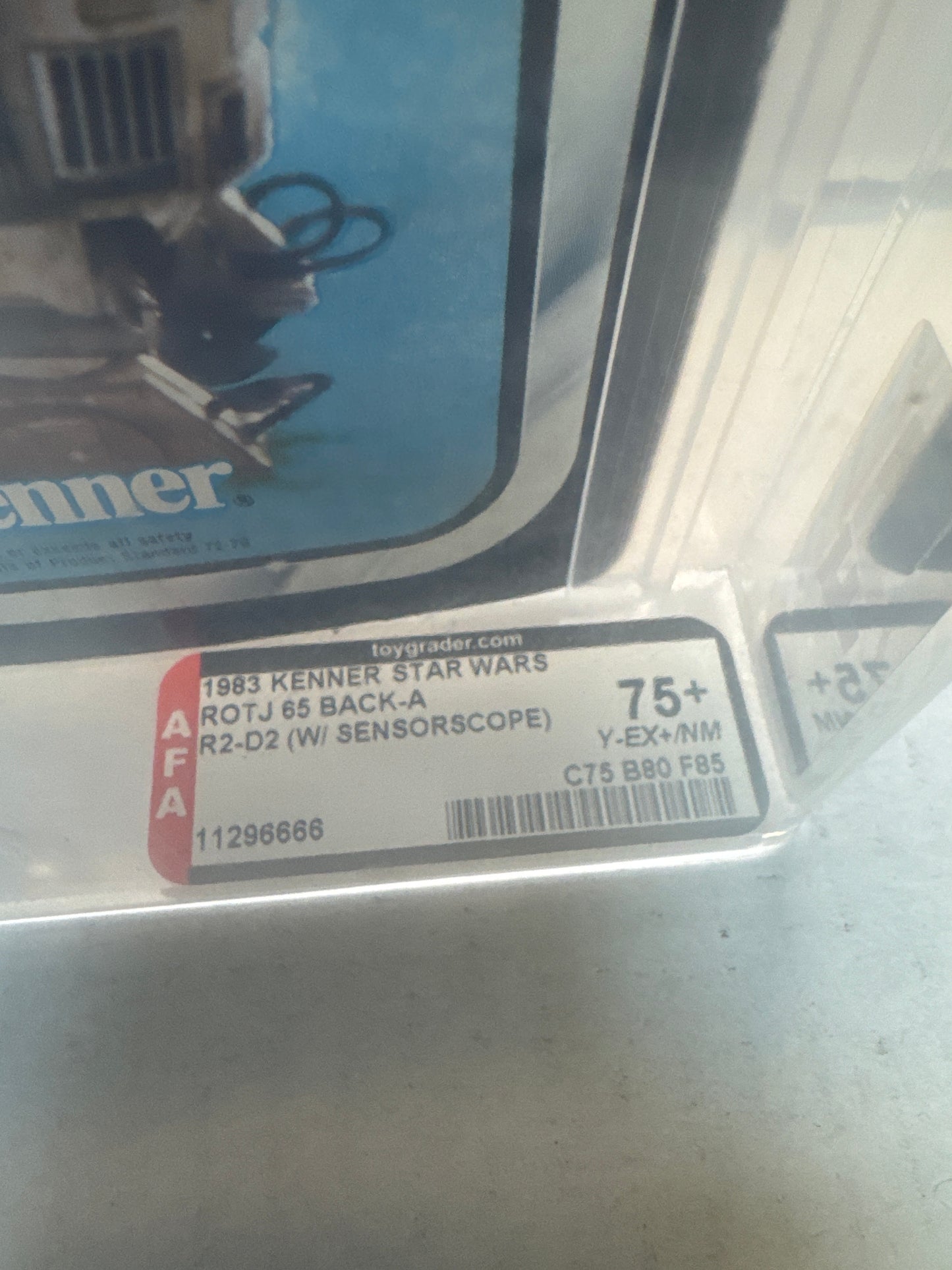 Star Wars ROTJ R2-D2 - Graded - AFA 75+ - Kenner - 1983