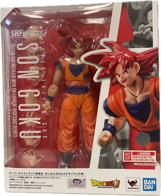 S.H.Figuarts Dragon Ball Super Saiyan God Son Goku