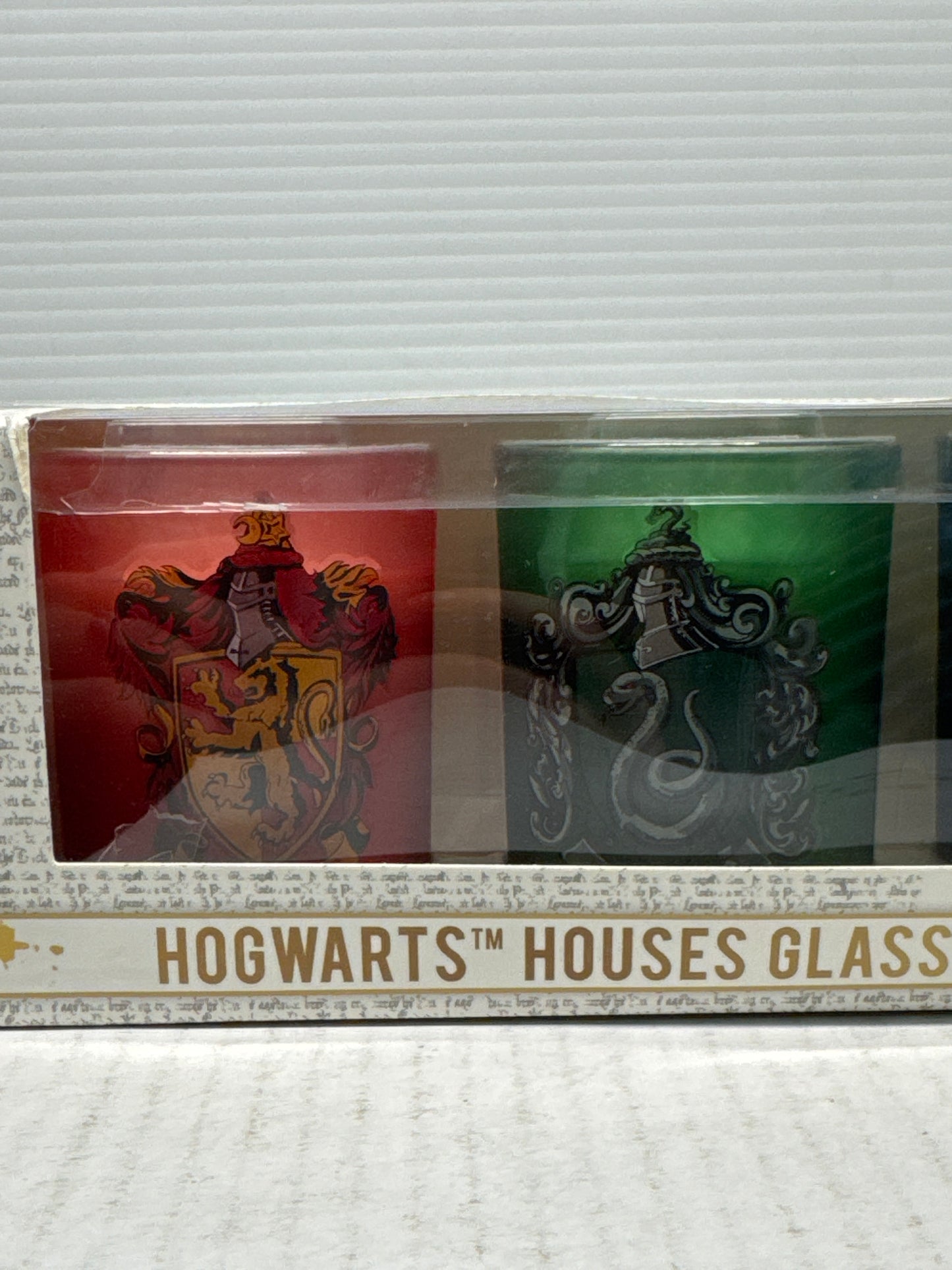 Harry Potter Glass Votive Candle Set