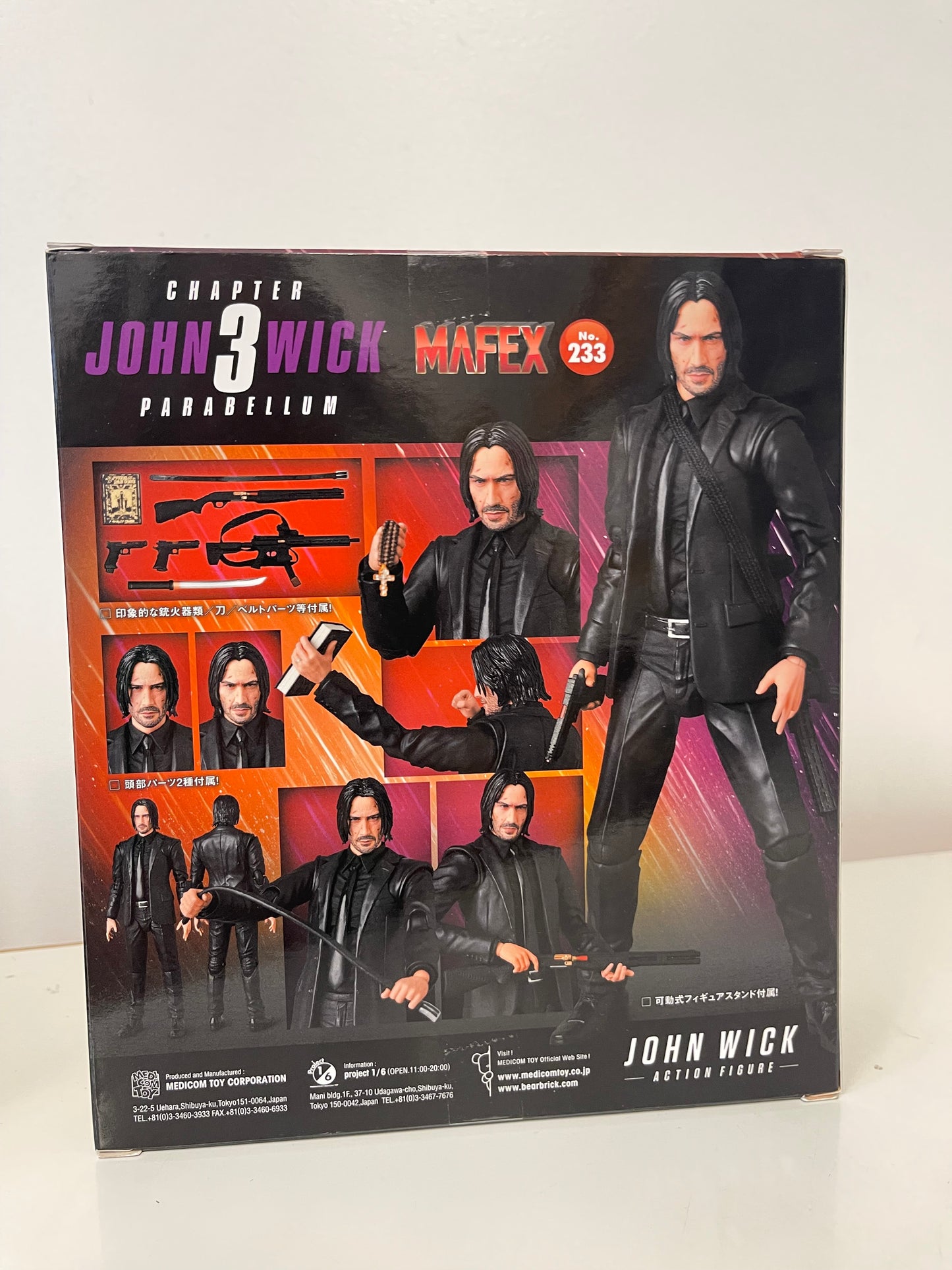 No. 233 Mafex John Wick Chapter 3 Parabellum