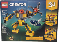 Lego Creator 3 in 1 Underwater Robot 31090 207 pcs