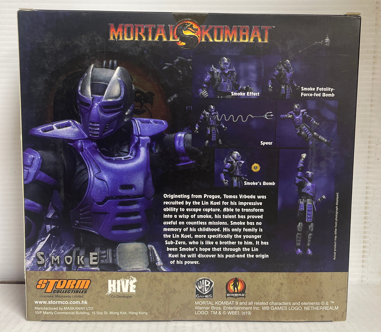 SMOKE COLLECTIBLES MORTAL KOMBAT 1:12 Action Series STORM Collectibles