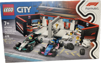 Lego City F1 Garage & Mercedes-AMG & Alpine Cars 60444 678 pcs
