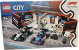 Lego City F1 Garage & Mercedes-AMG & Alpine Cars 60444 678 pcs