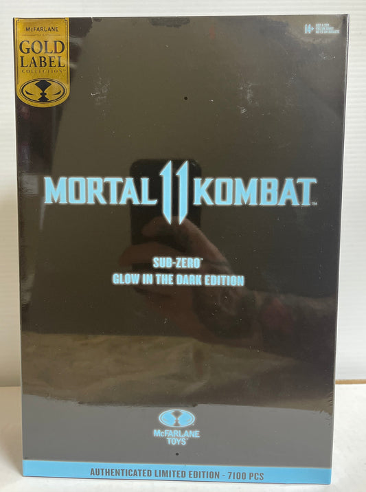 Mortal Kombat 2 Sub-Zero Glow In The Dark Mcfarlane Gold Label Collection