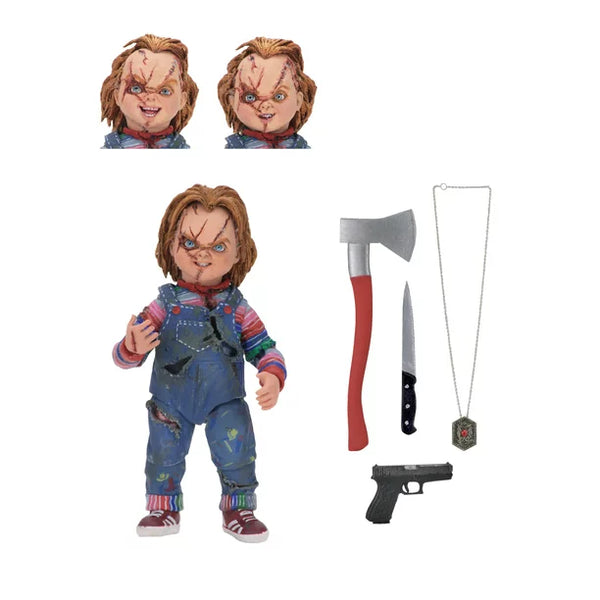 Bride of Chucky 7″ Scale Action Figures Ultimate "Damaged" Chucky
