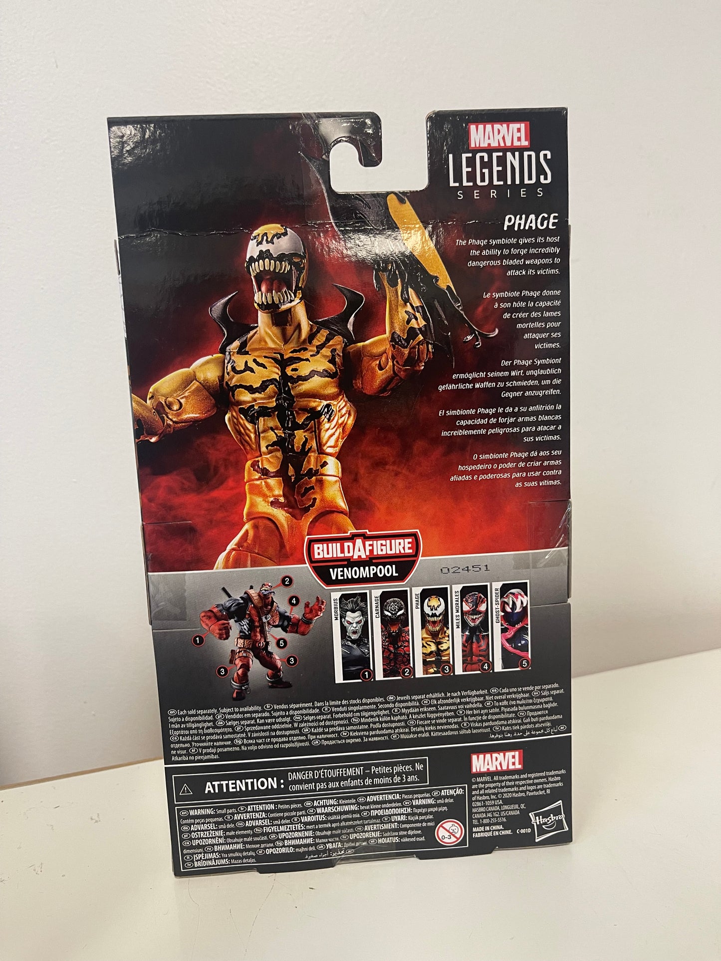 Marvel Legends Series Venom Phage