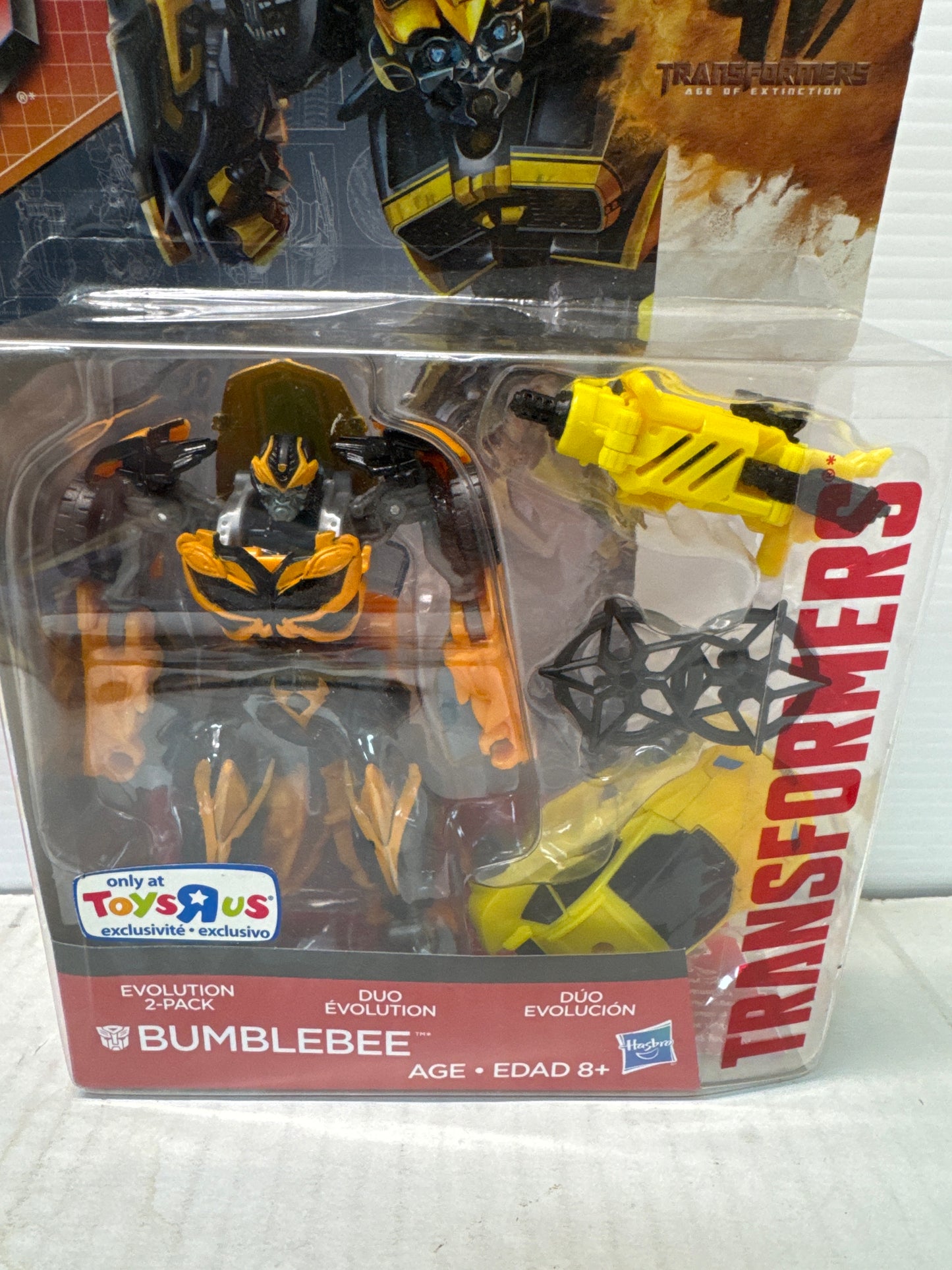 Transformers Age of Extinction Bumblebee Evolution 2-Pack Toys R Us Exclusive 2014