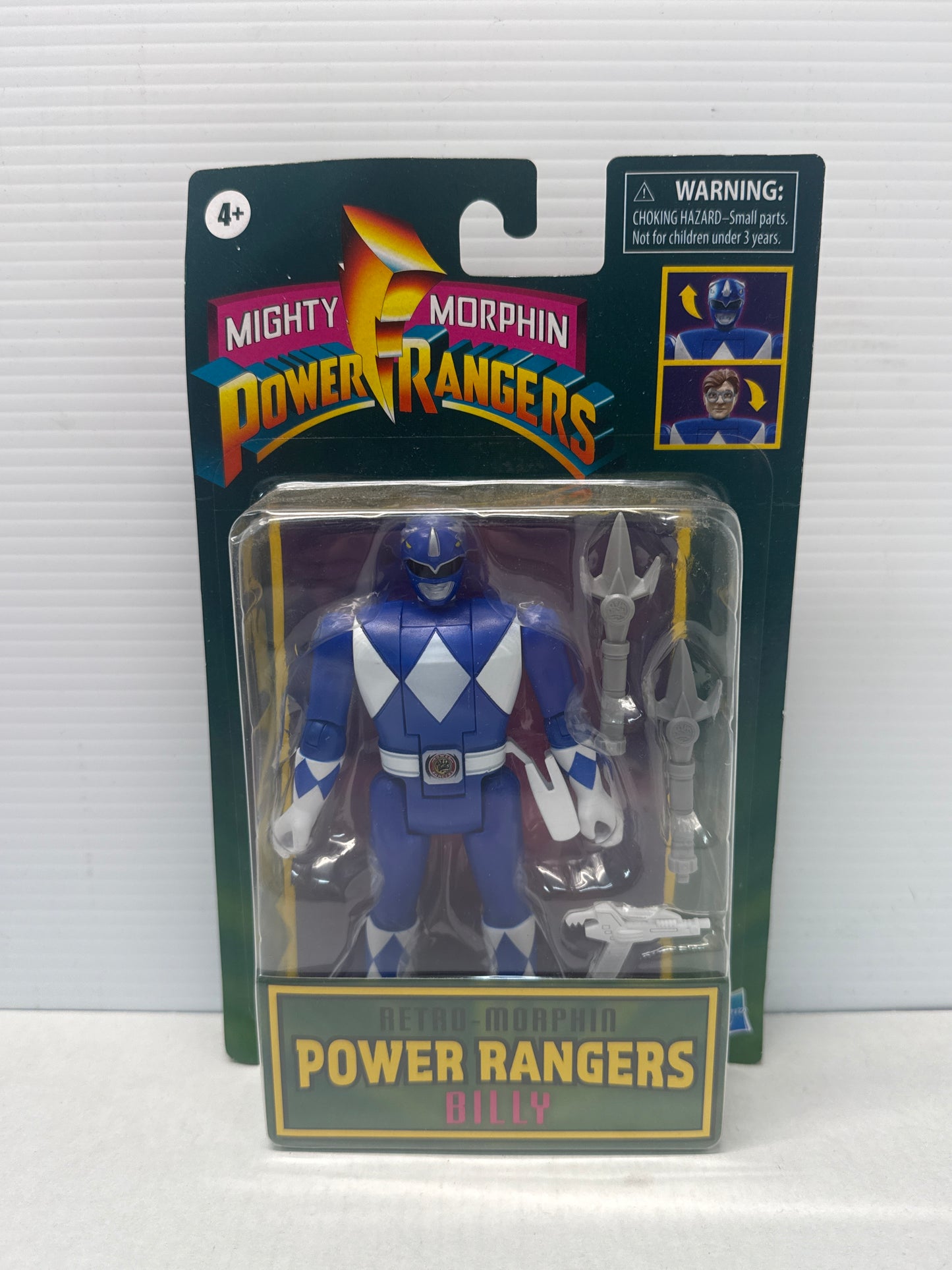 MMPR - Retro Morphin 8 Figure Lot Flip Heads - Missing Dark Suit Kimberly