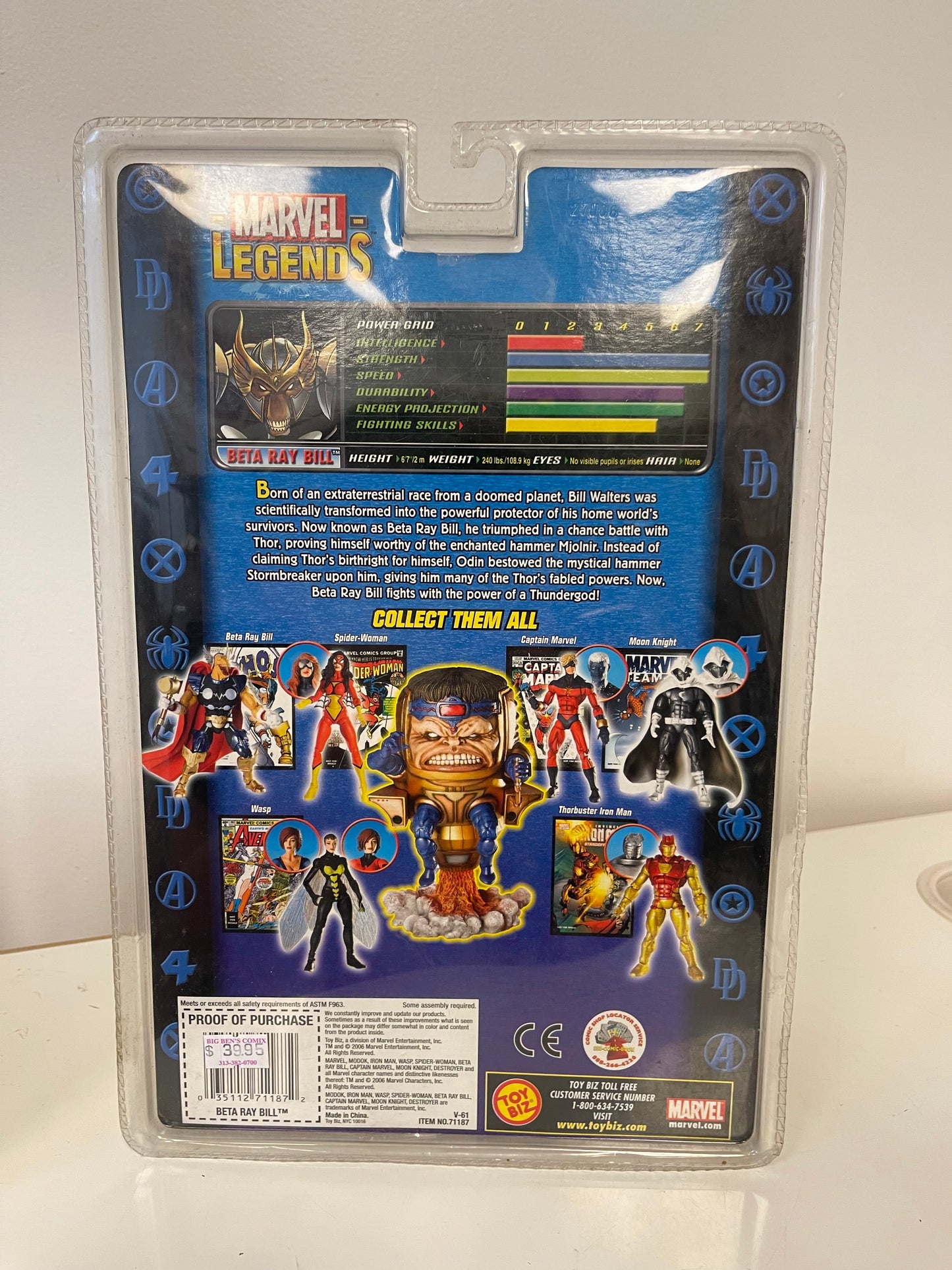 Marvel Legends Modok Series Beta Ray Bill Figure