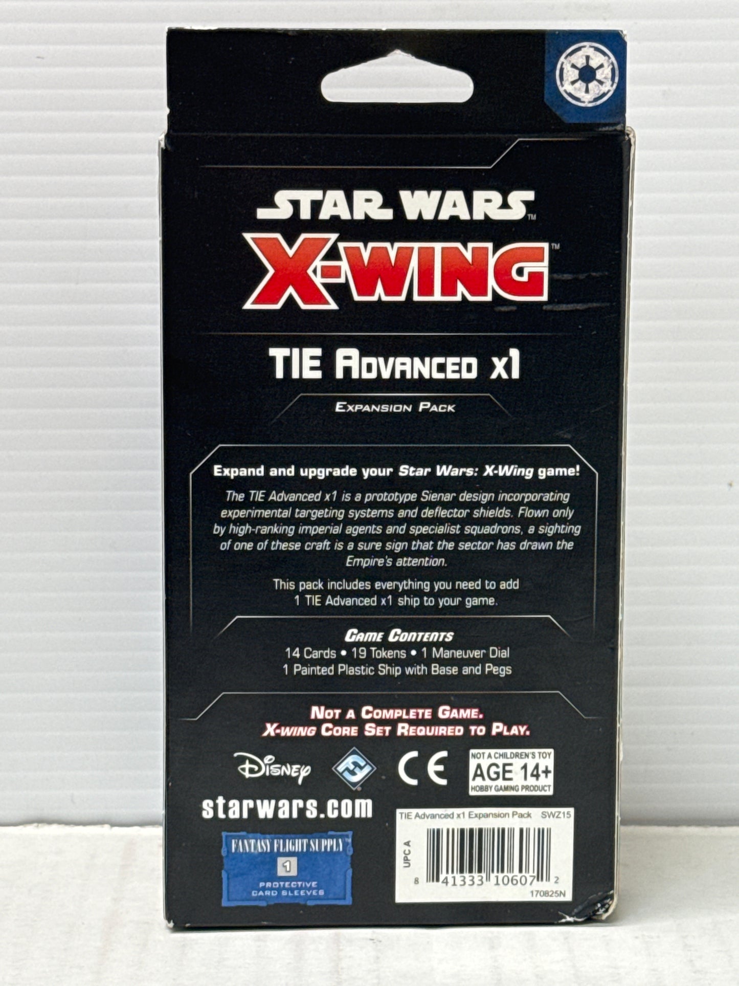 Star Wars X-Wing TIE Advanced x1 Expansion Pack - NIB