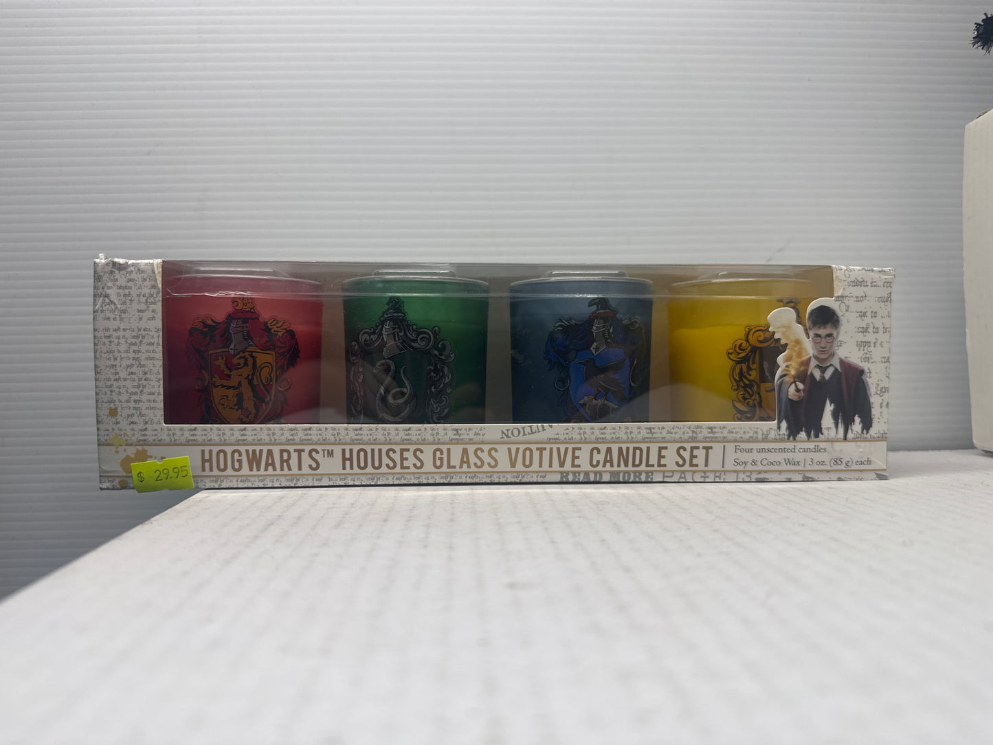Harry Potter Glass Votive Candle Set