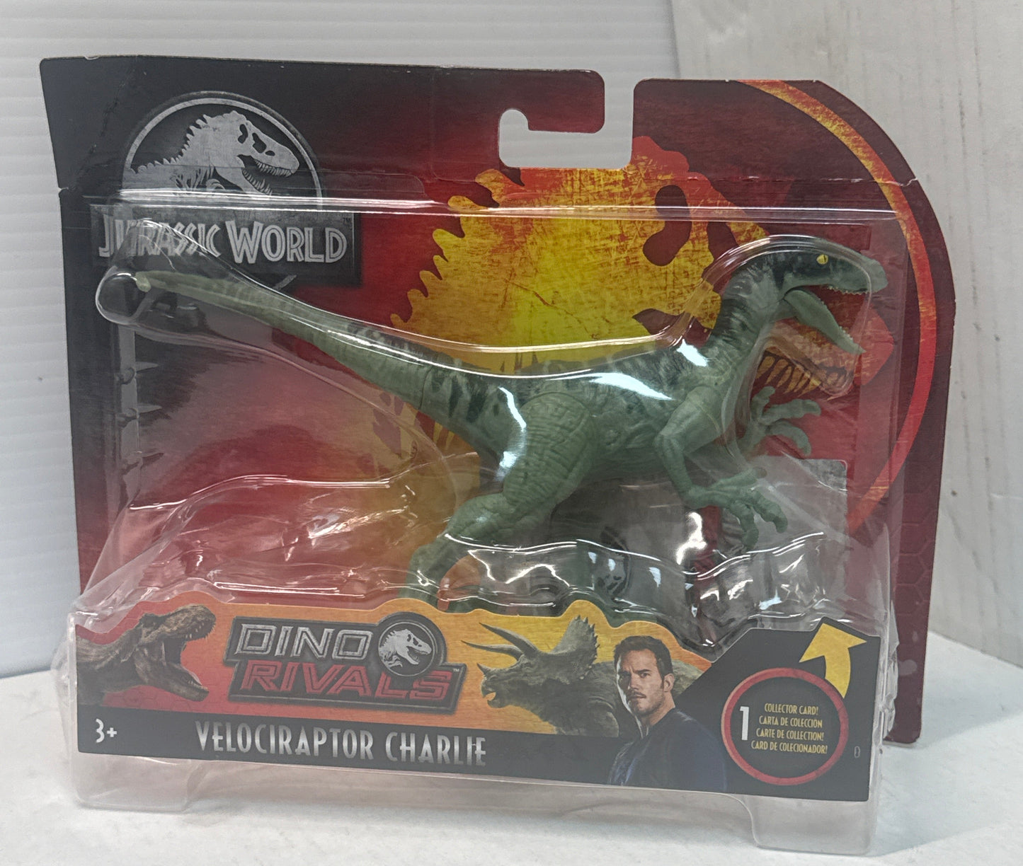 Jurassic World Dino Rivals, Velociraptor Charlie Action Figure