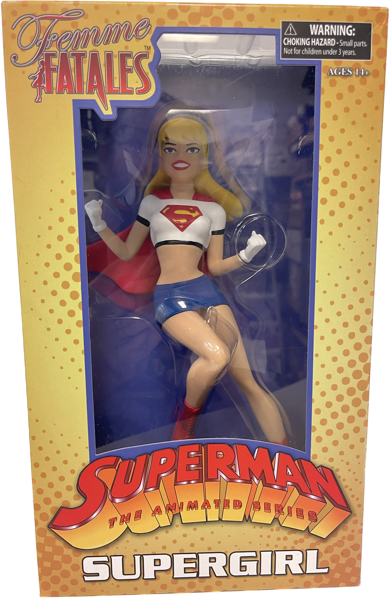Femme Fatales Superman Animated Supergirl PVC Diorama