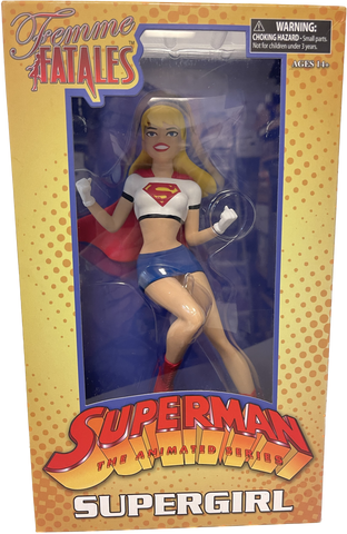 Femme Fatales Superman Animated Supergirl PVC Diorama