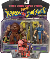 Video Game Super Stars X-Men vs Streetfighter Juggernaut vs. Chun Li