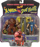 Video Game Super Stars X-Men vs Streetfighter Juggernaut vs. Chun Li