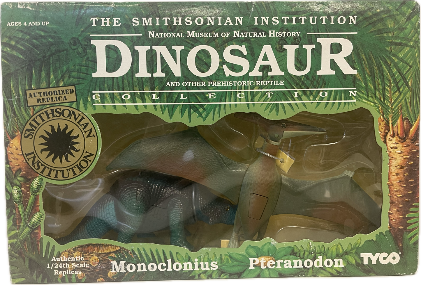 Dinosaur Collection Monoclonius & Pteranodon -Smithsonian Institution - NIB