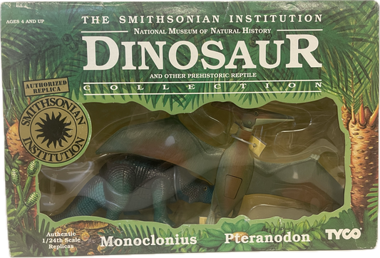 Dinosaur Collection Monoclonius & Pteranodon -Smithsonian Institution - NIB