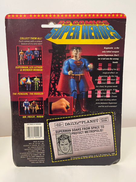 DC Comics Super Heroes Superman Figure w/ Kryptonite Ring