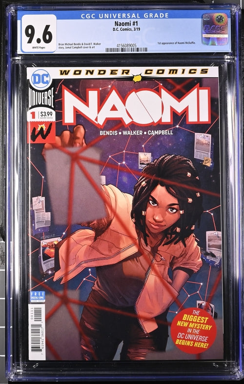 Naomi #1 CGC 9.6 1st Naomi McDuffie