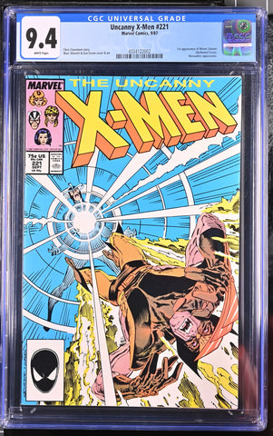 Uncanny X-Men #221 CGC 9.4